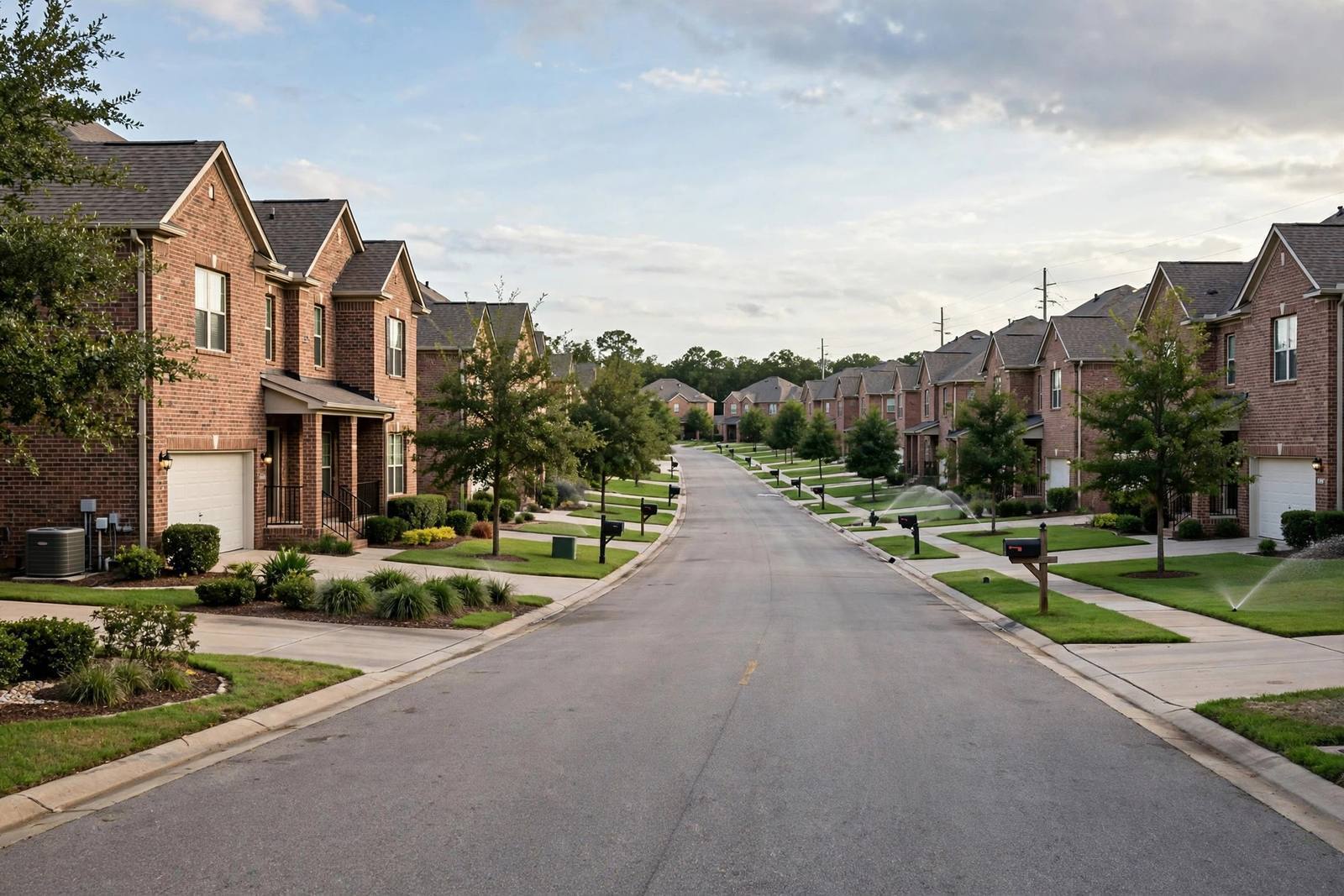 Brick subdivision home in Windmill Farms, Forney